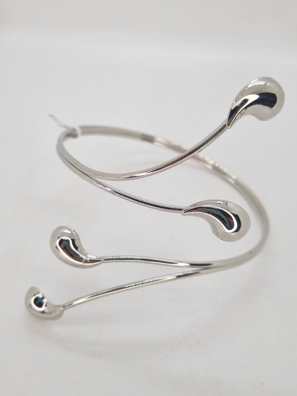 Producto - Brazalete plat curva gotas P1044