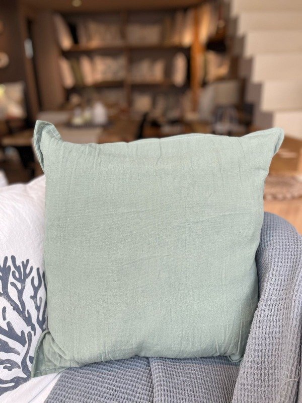 Producto - ALMOHADON VERDE SECO 50X50
