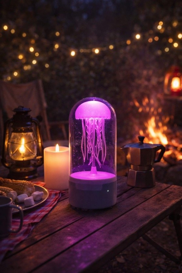 Producto - Lampara parlante medusa viral