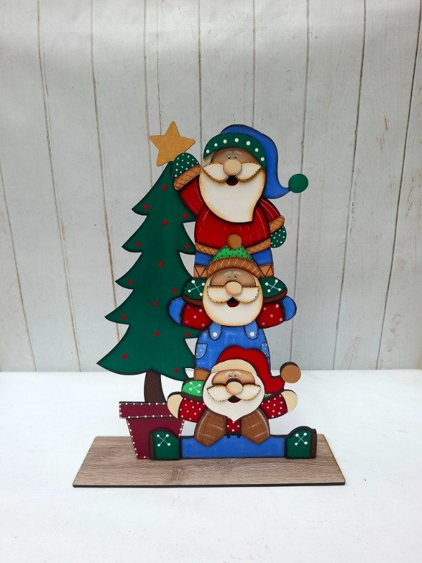 Producto - ADORNO TORRE PAPA NOEL NAVIDAD - 3