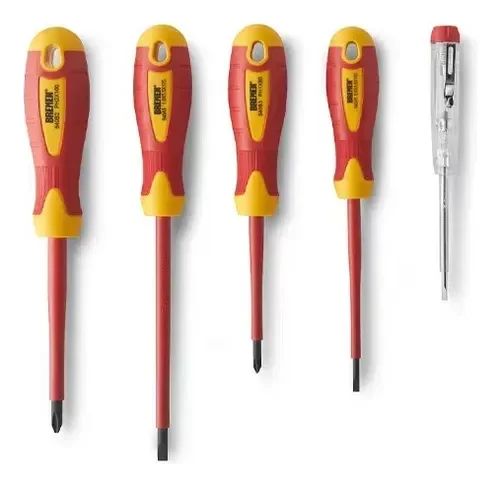 Producto - DESTORNILLADOR ELECTRICISTA Juego x 5Pzs BREMEN