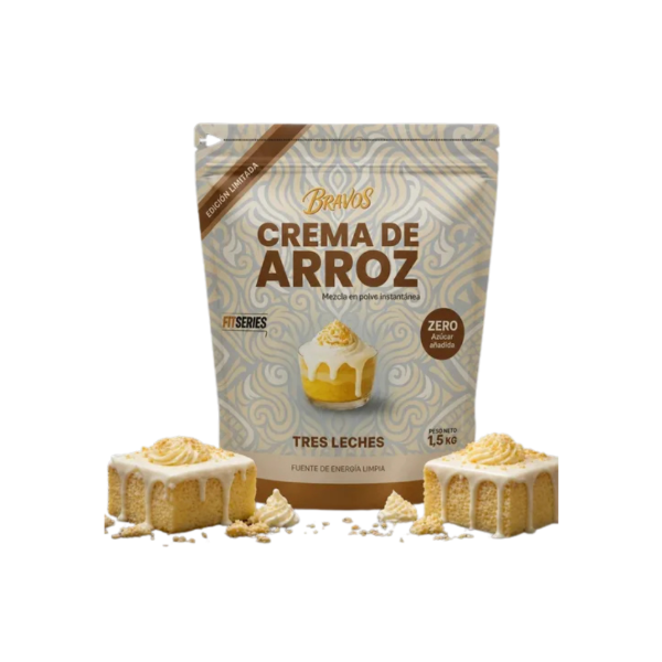 Producto - CREMA DE ARROZ TRES LECHES 1,5 KG. - BRAVOS