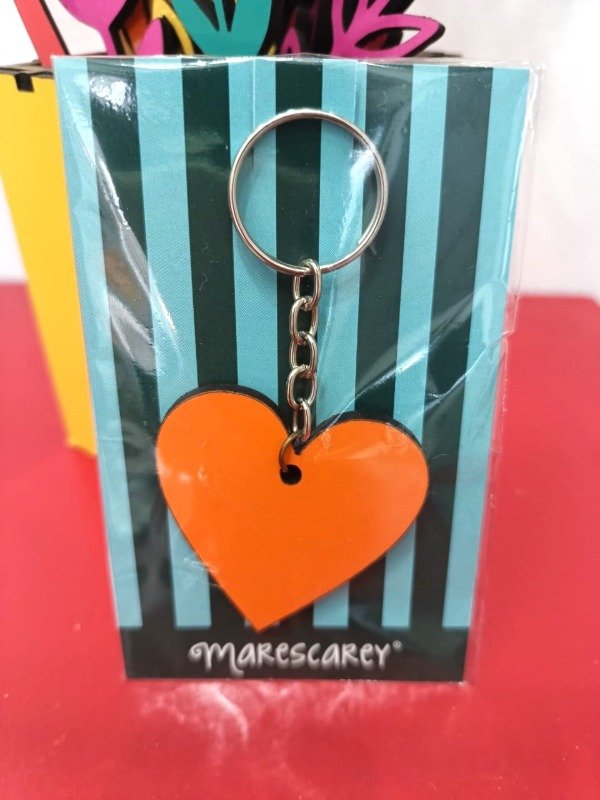 Producto - Llavero Corazón / Naranja Valencia - 2