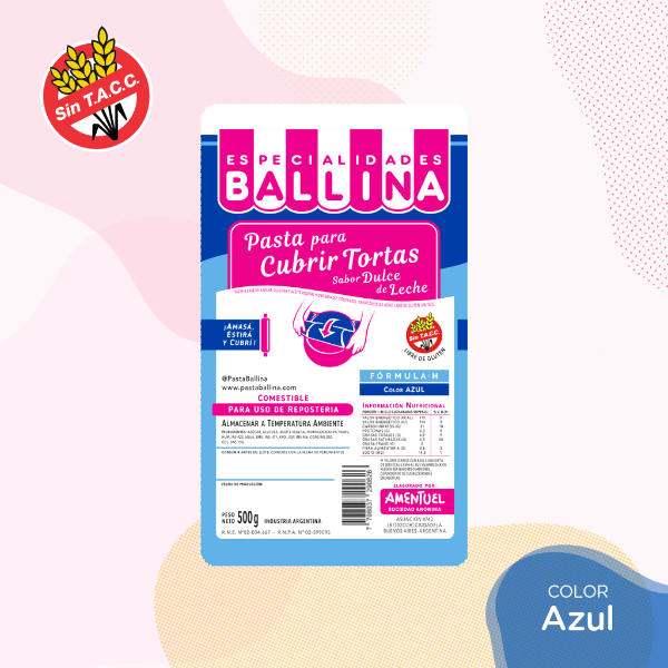 Producto - PASTA PARA CURIR TORTAS AZUL