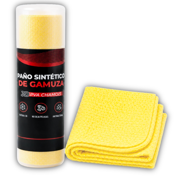 Producto - MICROFIBRA 3D PVA CHAMOIS AMARILLA EN TUBO 64X43 10014 - 0