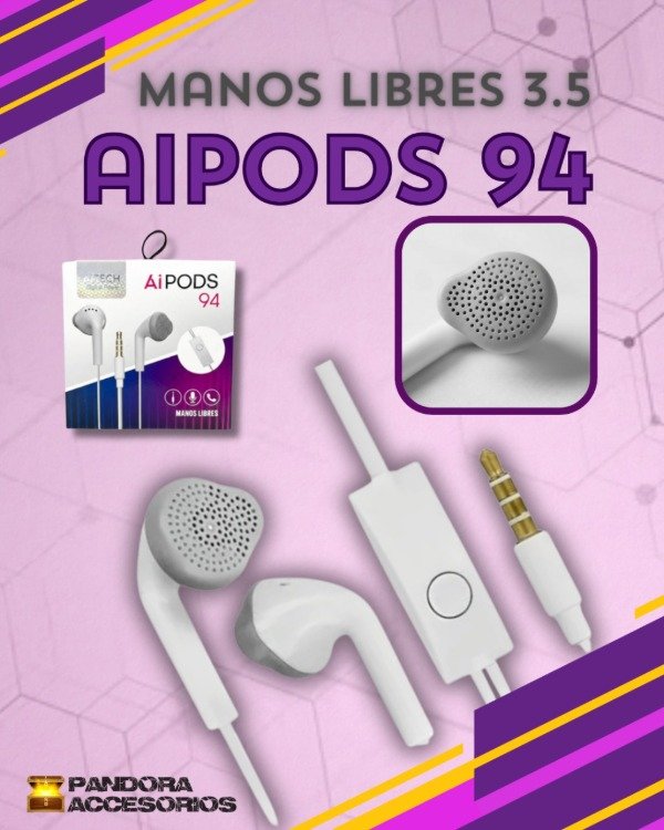 Producto - M. Libres 3.5 Aitech AiPods 94