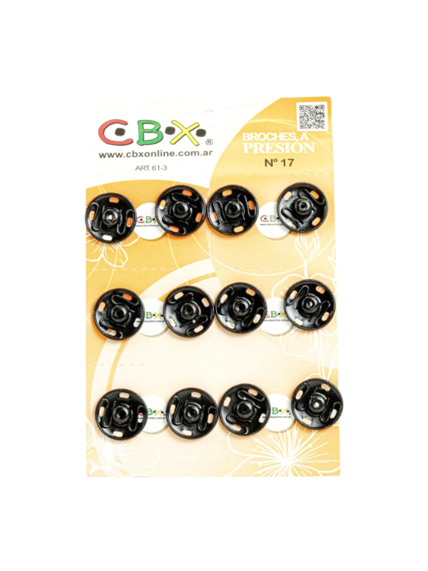 Producto - BROCHES A PRESIÓN 17MM