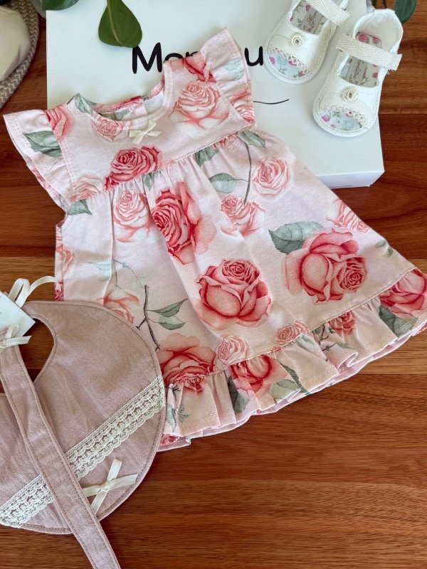 Producto - Vestido Pichi Estampado Rosa - 0