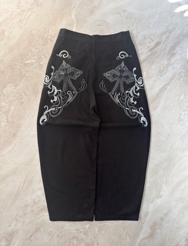 Producto - Jean Baggy Cruz Bordada