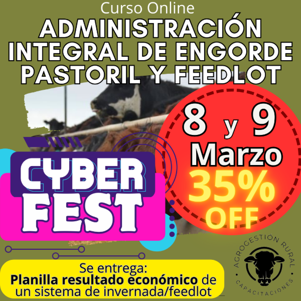 Producto - Curso Online: Administración Integral de Engorde Pastoril y Feedlot