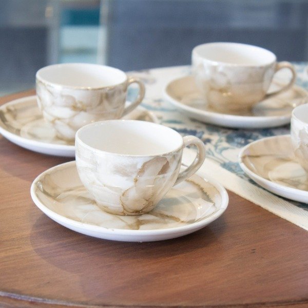 Producto - Juego de café vintage cerámica Hartford argentina