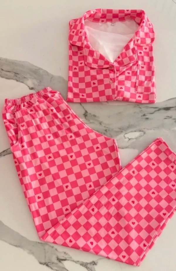 Producto - Cuadrille corazones modal talle S