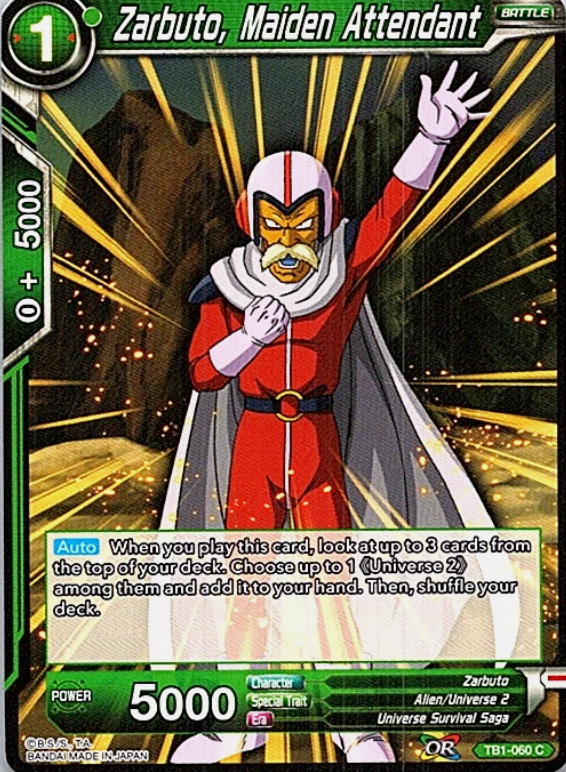 Producto - TB1-060	Zarbuto, Maiden Attendant FOIL - The Tournament Of Power