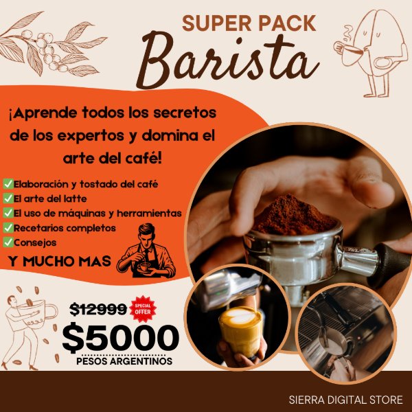 Producto - CURSO DE BARISTA COMPLETO!! Envio Inmediato