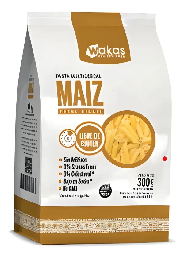 Producto - Penne Rigate multicereal con maíz.