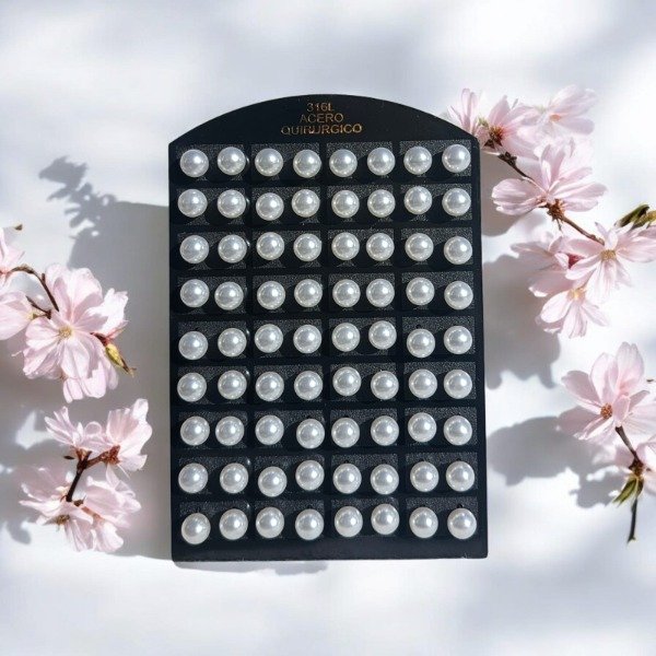 Producto - Aros Perla Acero Quirúrgico