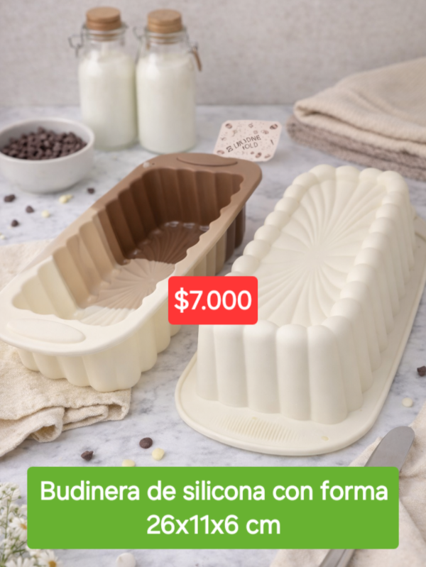 Producto - Budinera con forma 26x11x6 cm