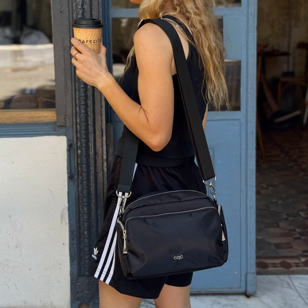 Producto - Bandolera Yael tela Negra