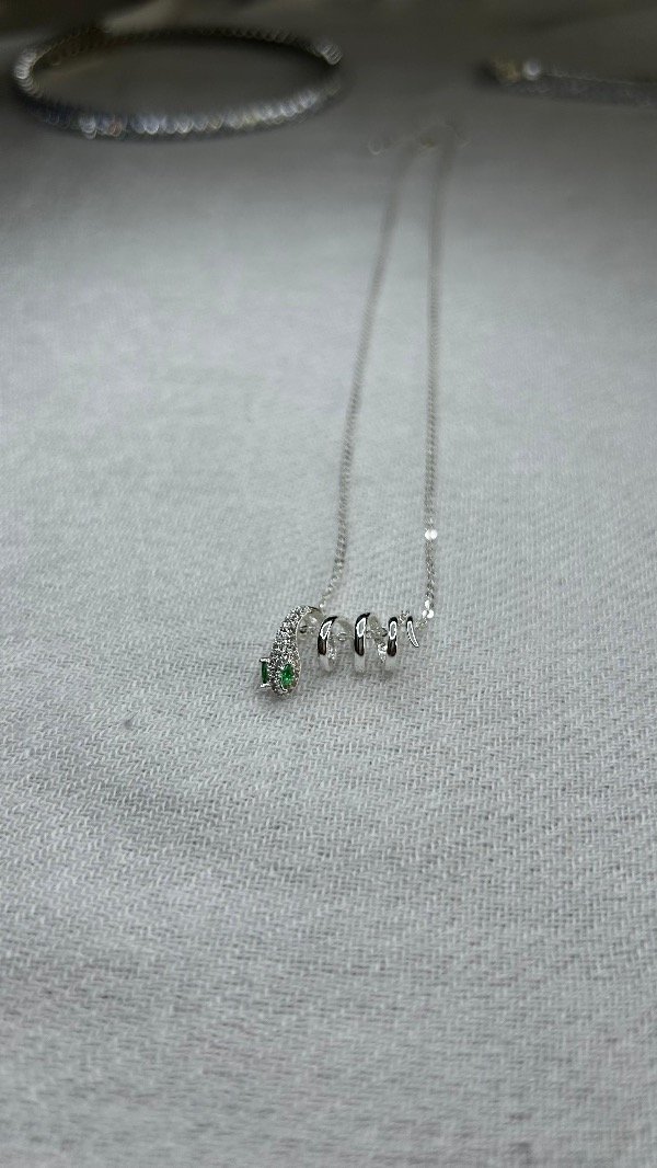Producto - Collar euforia acero blanco