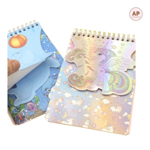 Producto - ANOTADOR UNICORNIO Y DELFIN
