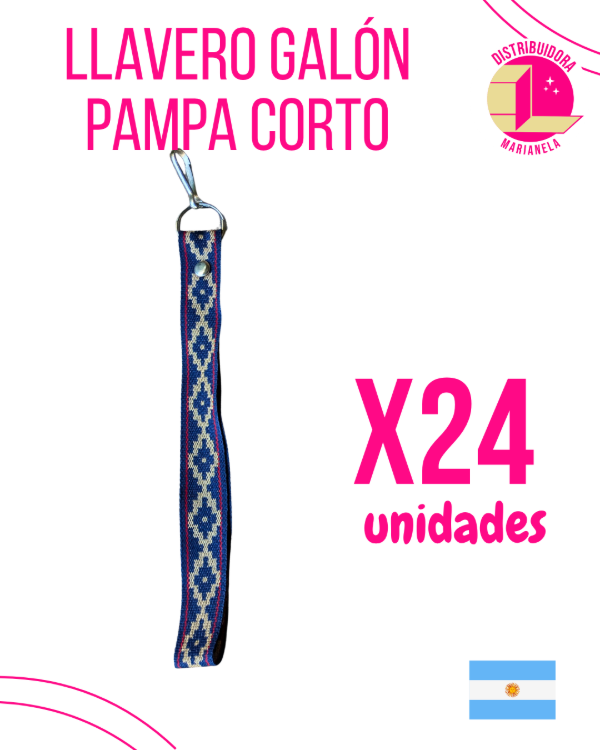 Producto - Llavero Galón Pampa Corto - Pack x24 unidades