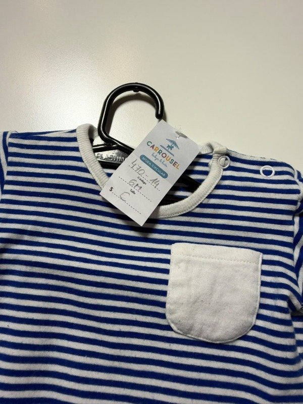 Producto - Body rayado azul Old Bunch 6 meses - 4