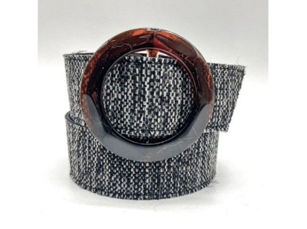 Producto - Cinto yute Circulo chico Gris