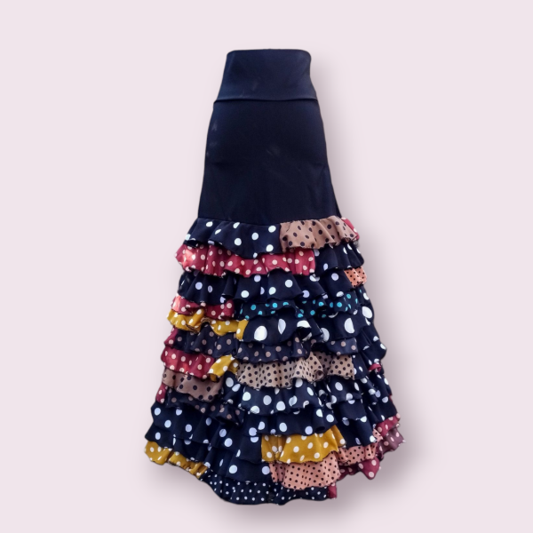 Producto - Falda voladitos multicolor