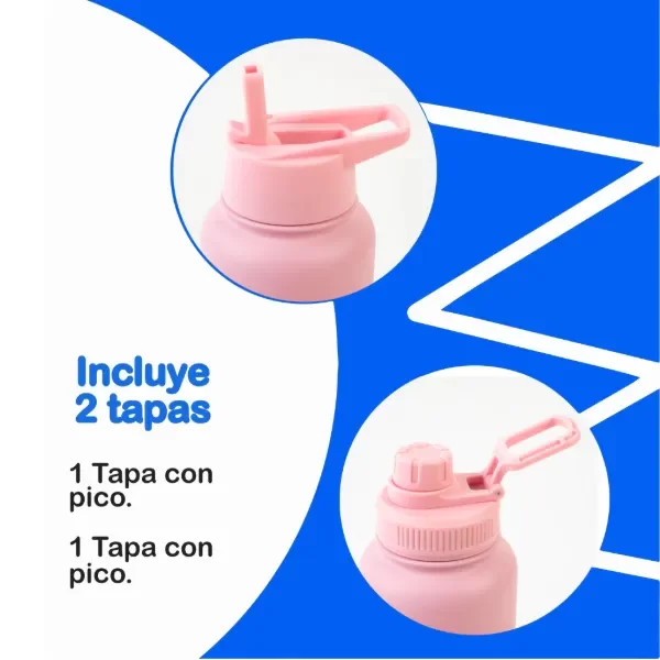 Producto - Botella Térmica 500 ml OZZ Rosa - 2