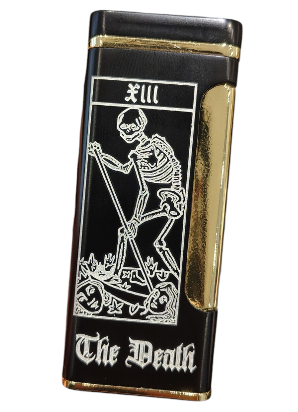 Producto - ENCENDEDOR SLIM CATALITICO TAROT THE DEATH
