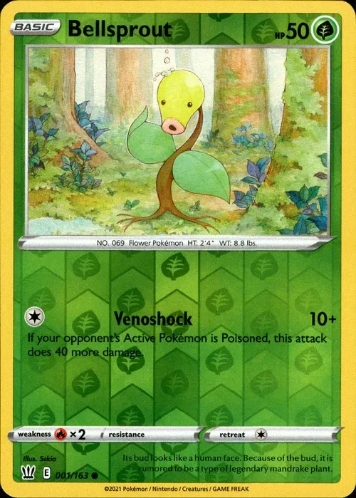 Producto - Bellsprout - 001/163 - Battle Styles - Reverse Holo