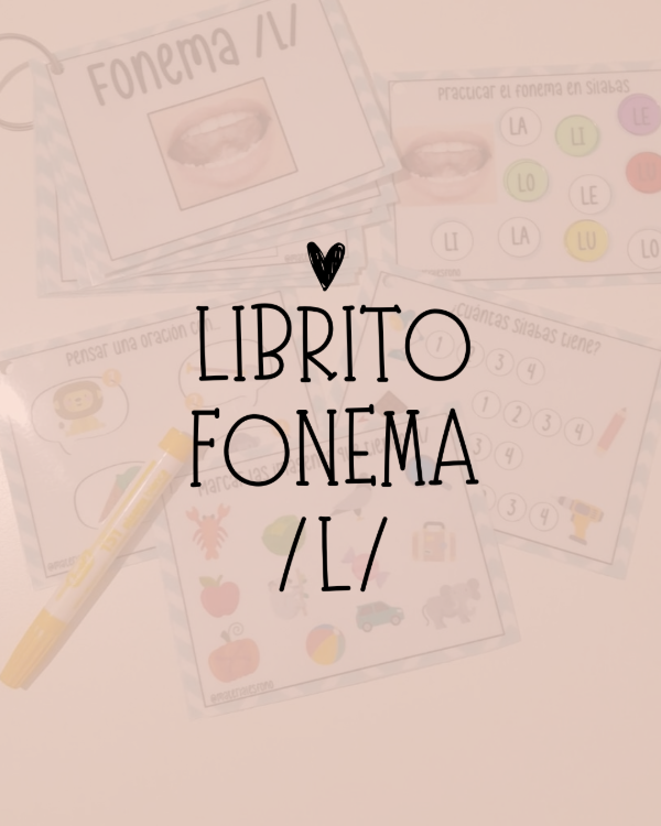 Producto - Actividades fonema "L" (librito) - 0