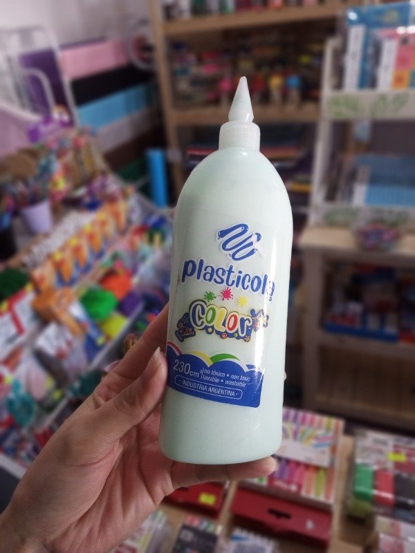 Producto - Plasticola x230g Color Verde