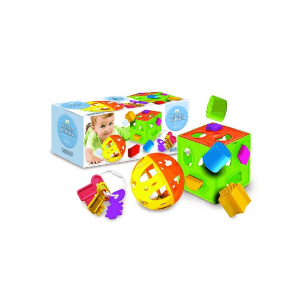 Producto - Didactico 3 en  1 -  Llave - cubo - pelota - Duravit