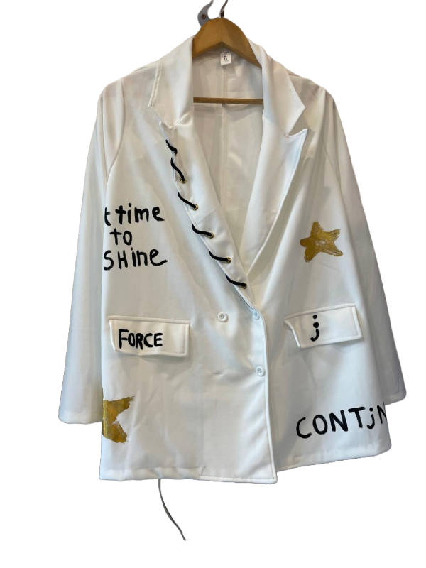 Producto - Blazer Blanco Gold Star
