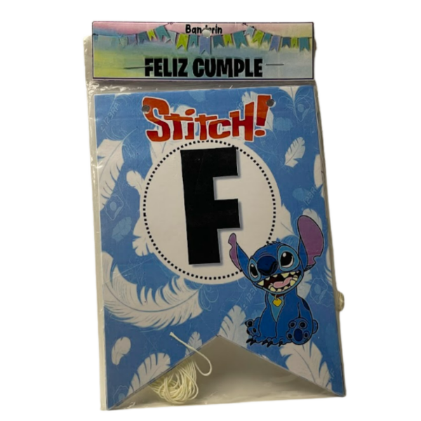Producto - Banderin feliz cumple Stitch