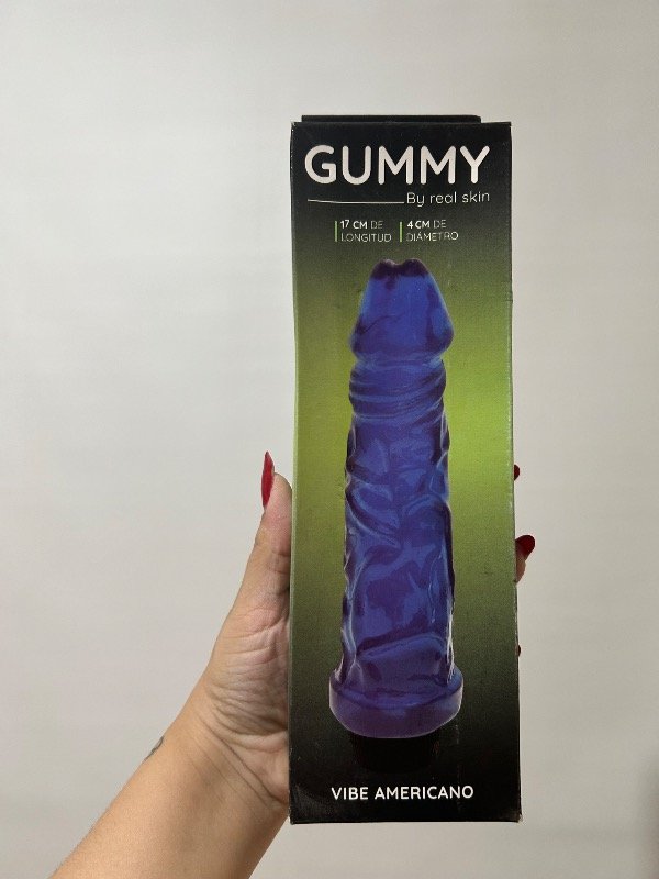 Producto - Vibrador Americano Azul 17 x 4 cm