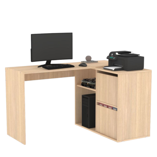 Producto - Escritorio Modular Roble Bardolino