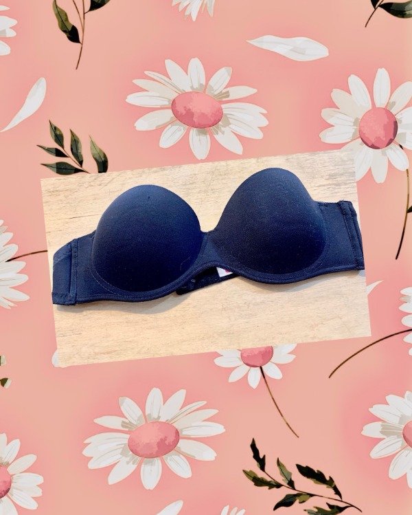 Producto - Corpiño Selú armado sin breteles Negro T95