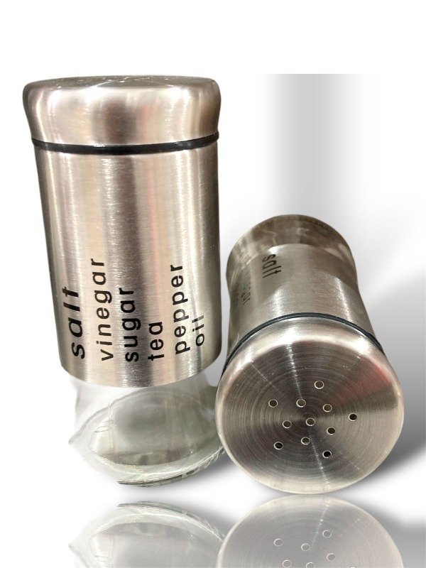 Producto - SALERO PIMENTERO 130ML ACERO INOXIDABLE 202477