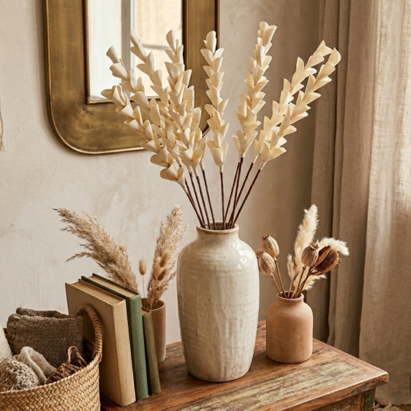 Producto - FLORES SECAS BOUQUET RUD STICK BLEECH 54CM - ART 5069