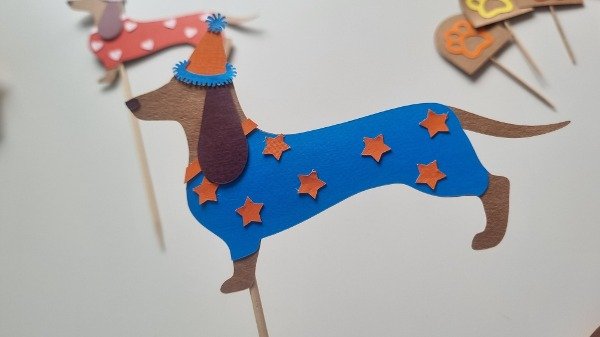 Producto - kits Toppers Perros Salchichas (x20unid)