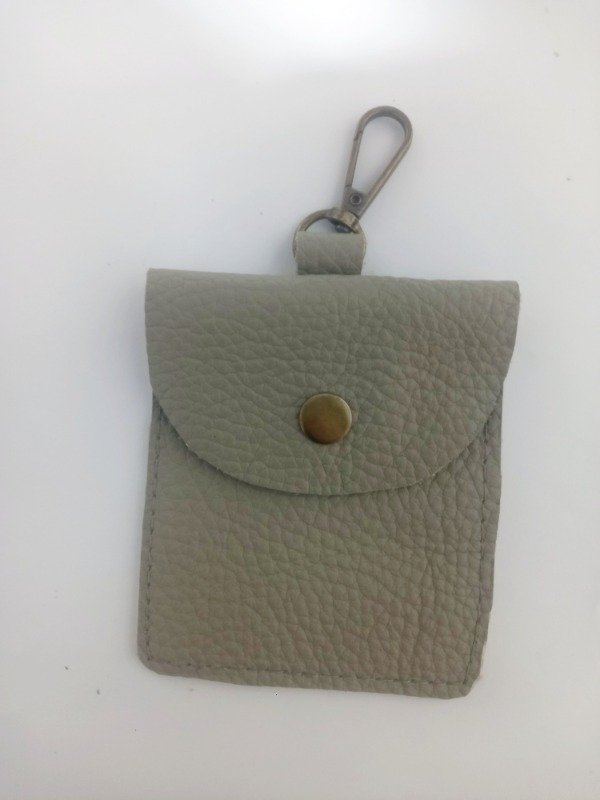 Producto - Monedero tarjetero llavero Gris medio