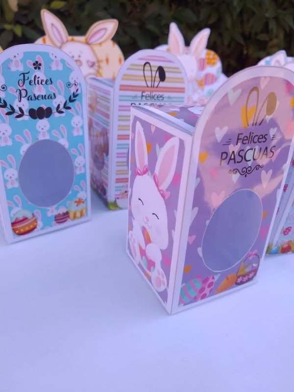 Producto - Cajitas portahuevos pascuas bunny