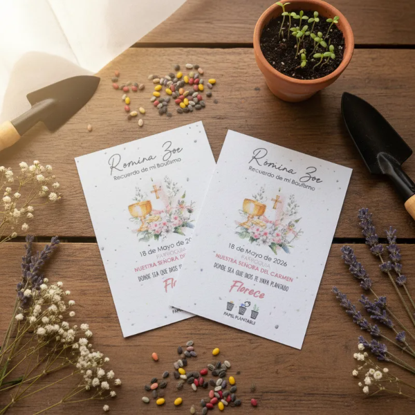 Producto - Tarjeta Plantable Bautismo - 0