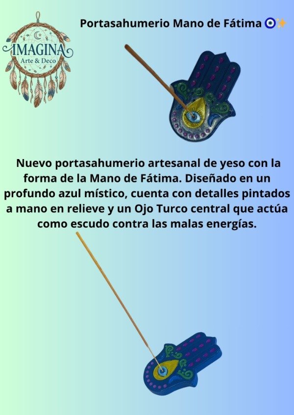 Producto - Portasahumerio Mano de Fátima