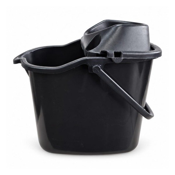 Producto - BALDE CON RUEDAS Y ESCURRIDOR PLASTICO