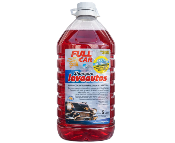 Producto - Shampoo Lava Autos CONCENTRADO 5 Litros FULLCAR