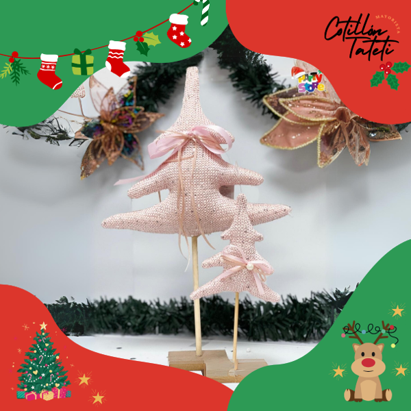 Producto - ARBOL PALITO ROSA MEDIANO - 46X29,5X7,5