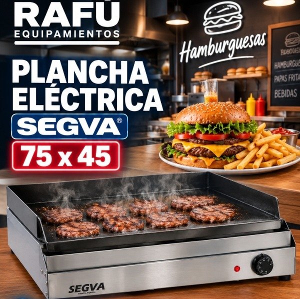Producto - Plancha Lomitera Eléctrica 75 x 45 Segva - 1